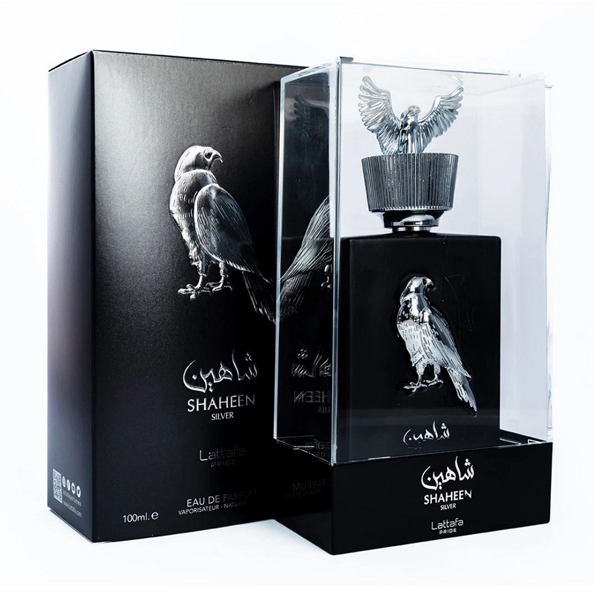 Lattafa Shaheen Silver Eau De Parfum 100Ml Vaporizador